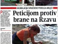 Peticijom protiv brane na Rzavu